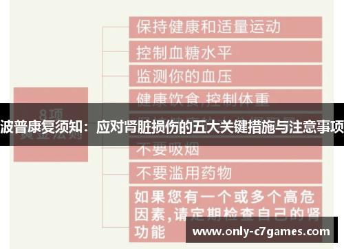 波普康复须知：应对肾脏损伤的五大关键措施与注意事项